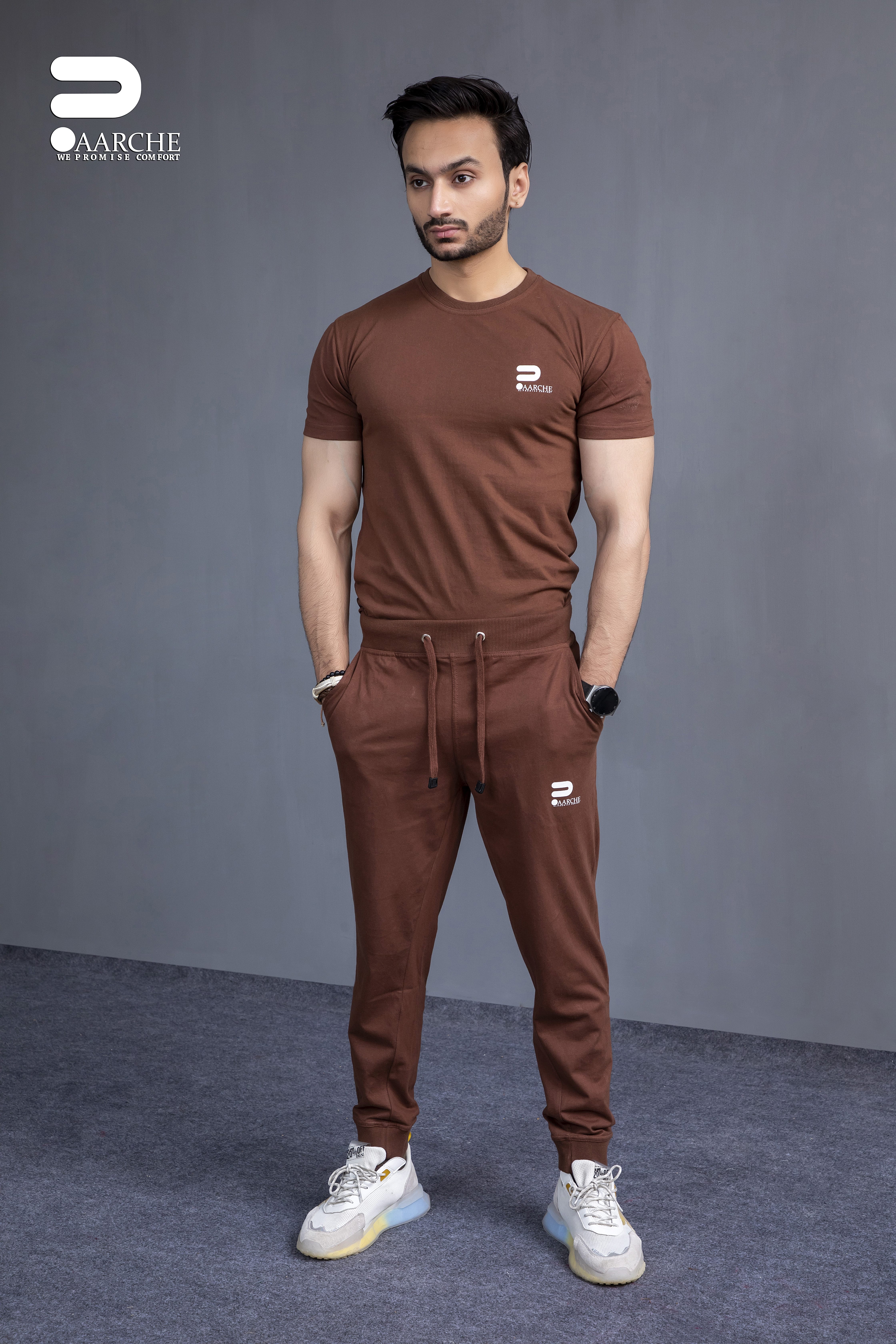 Brown tracksuit full
