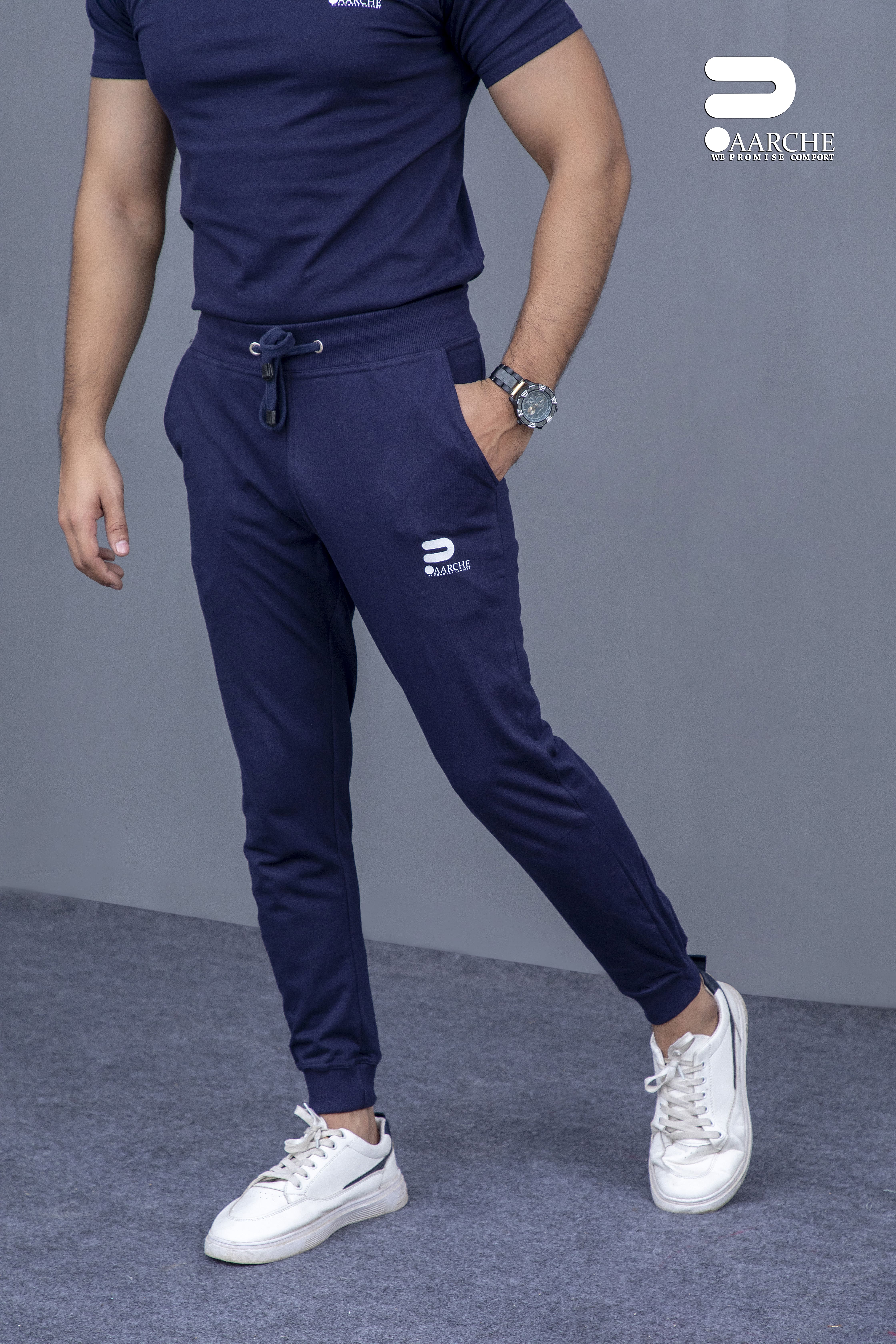 Navy tracksuit half