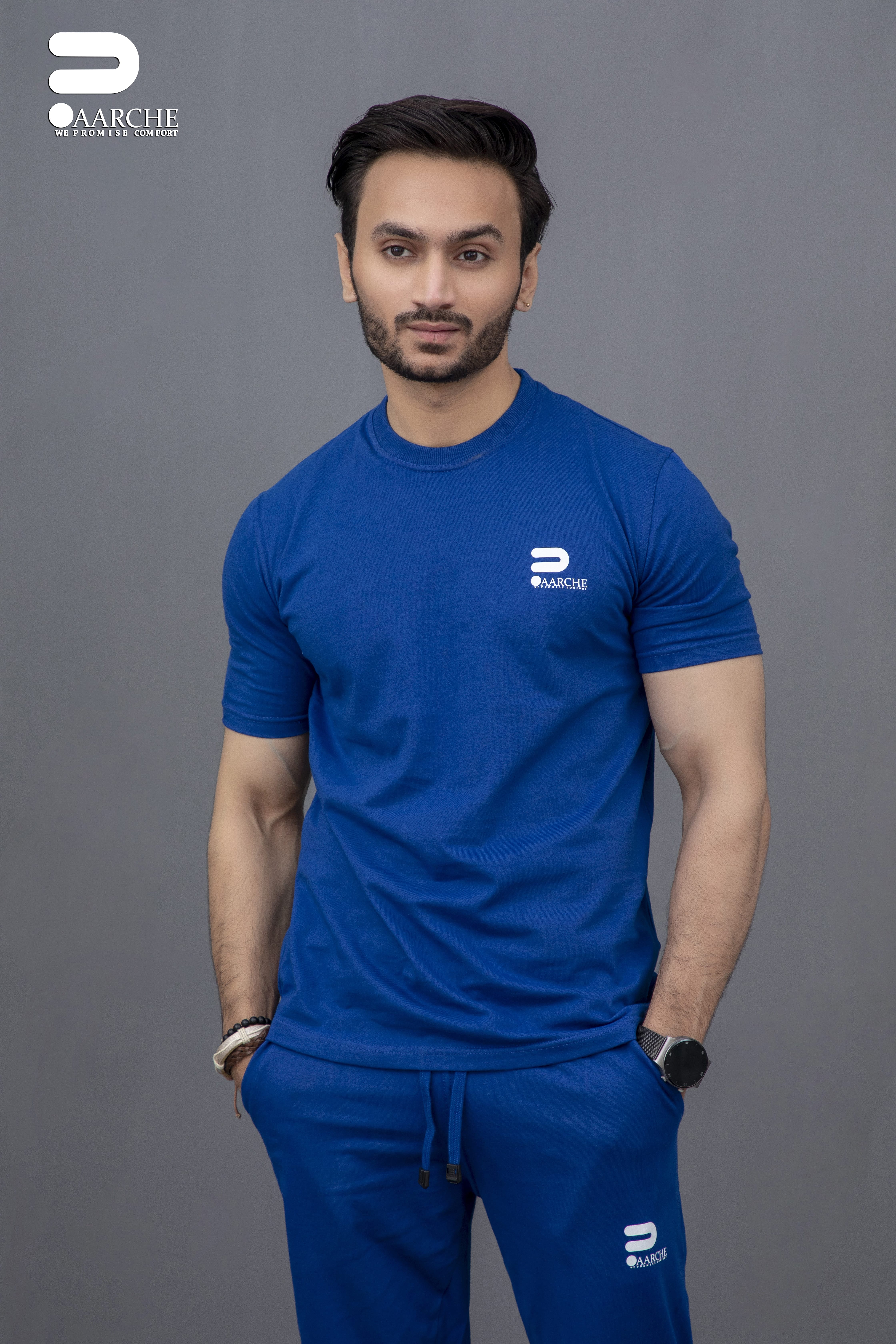 Royal blue tracksuit